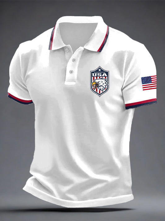 Men's USA Soccer Printed Shirt