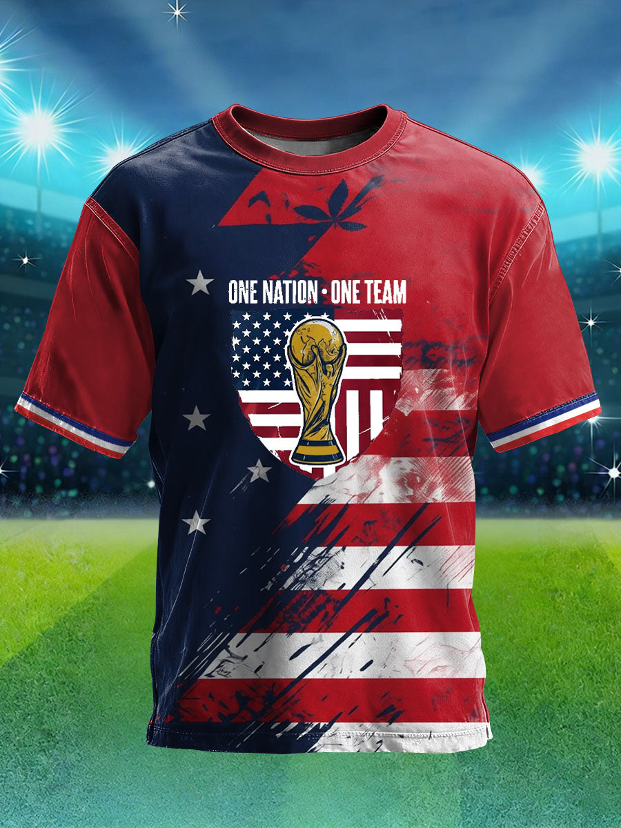 Men's USA Soccer Printed T-shirt