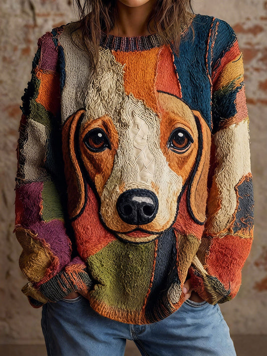 Women's Art Dachshund Vintage Tops