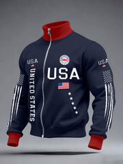 Men's USA Flag Jackets