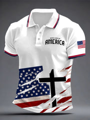Men's USA Soccer Printed Shirt
