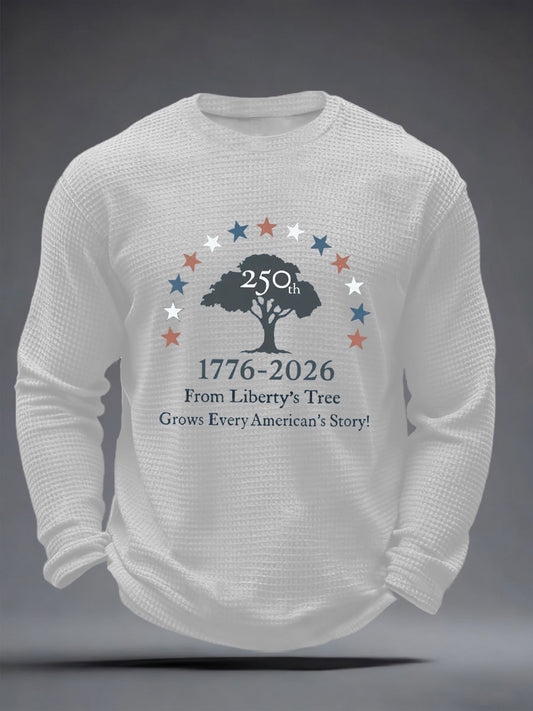 Men's American 250 Waffle Long Sleeve T-Shirt