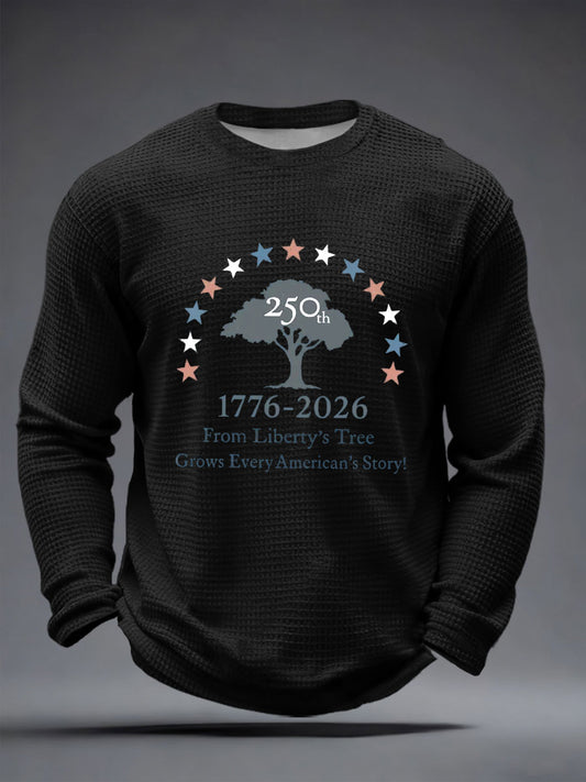 Men's American 250 Waffle Long Sleeve T-Shirt