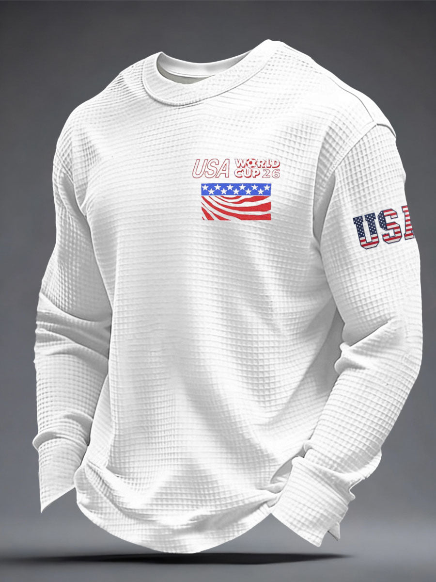 Men's USA Soccer Waffle Top