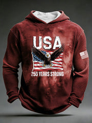 Men's Wear 250 Years Strong Waffle Hoodies