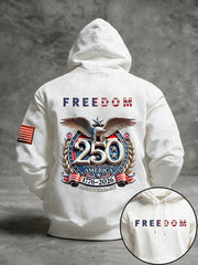 Men's 250th Anniversary Print Casual Hoodie