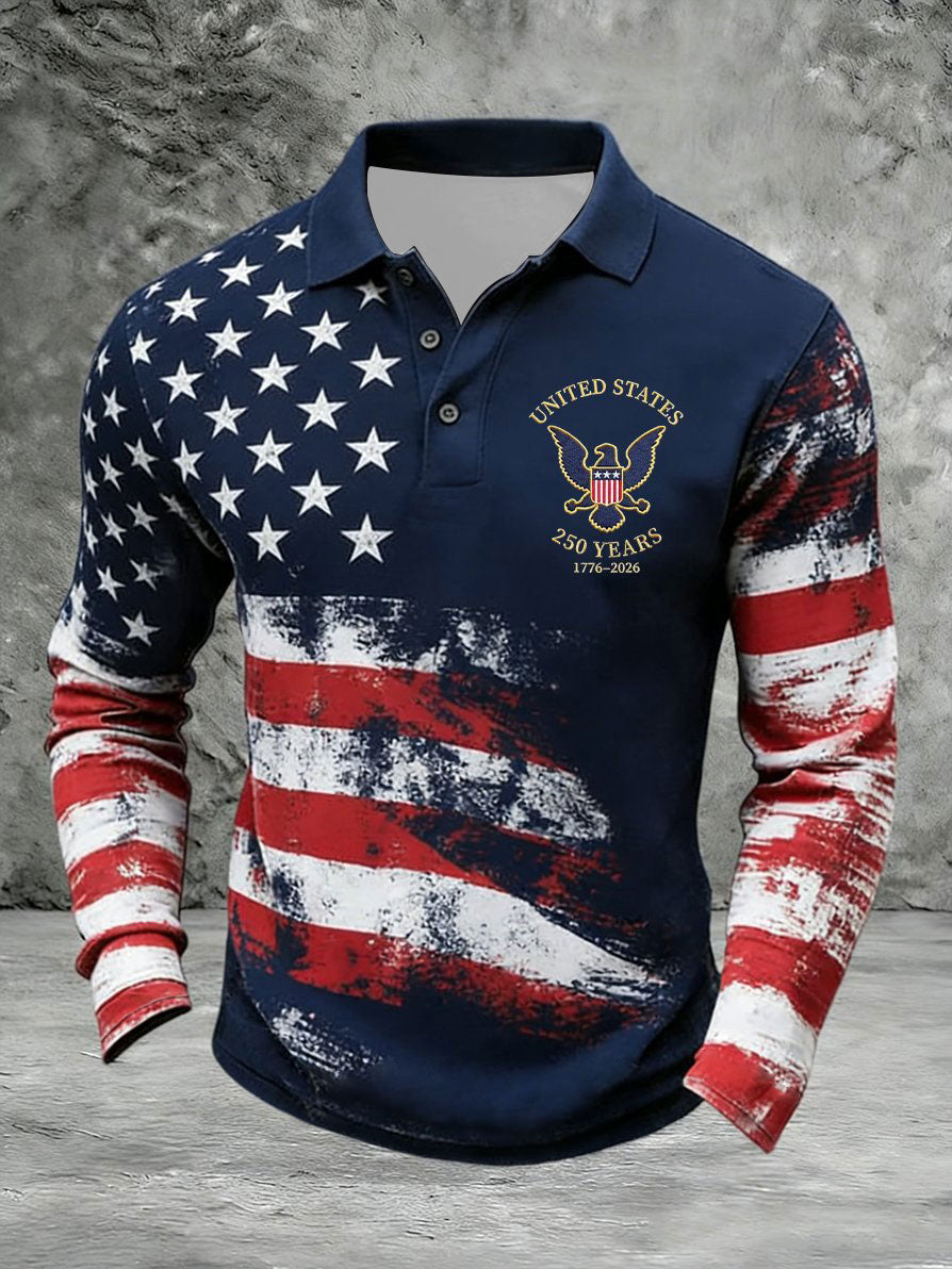 Men's 250th Anniversary Printed Casual Top