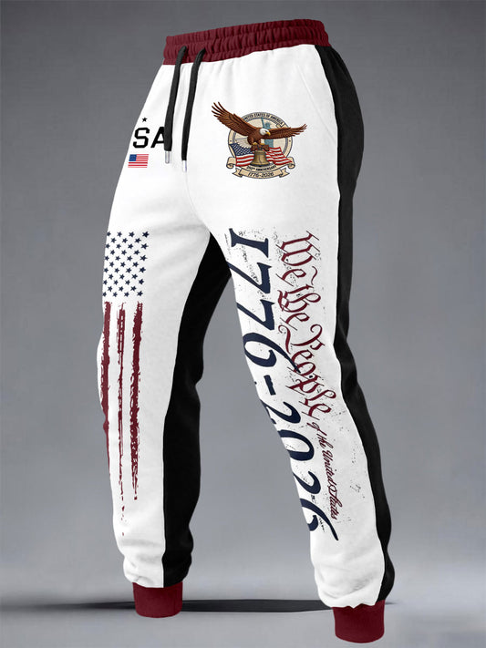 Men's We the People 1776-2026 Flag Casual Pants